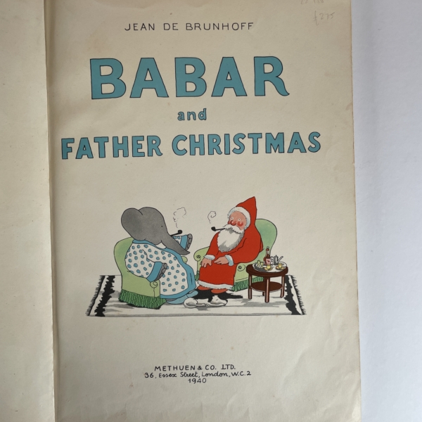 jean de brunhoff babar and father christmas first edition2