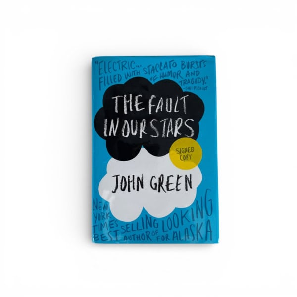 john green the fault in our stars signed first ed1