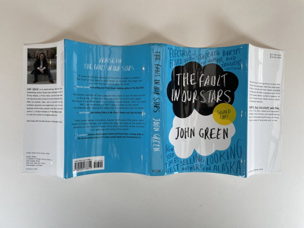 john green the fault in our stars signed first ed5