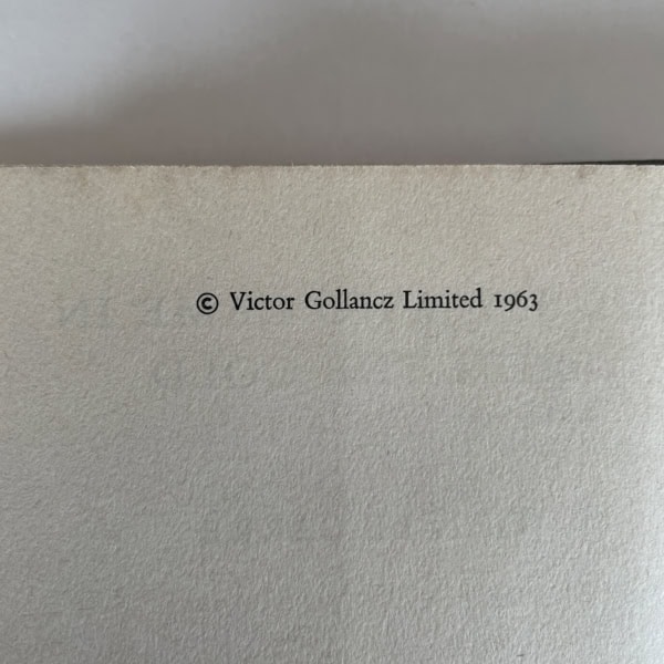 john le carre the spy who came in from the cold first edition2