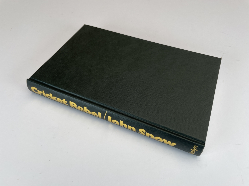 john snow cricket rebel signed first ed4