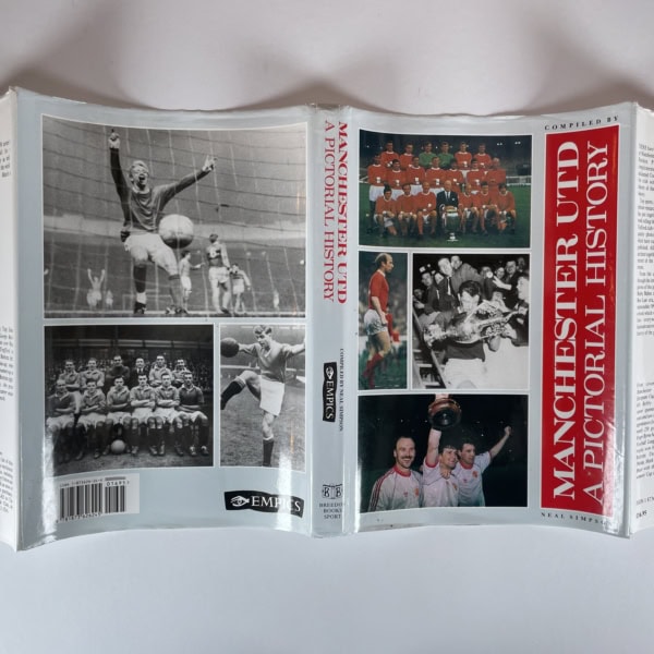 man utd a pictorial history signed 5