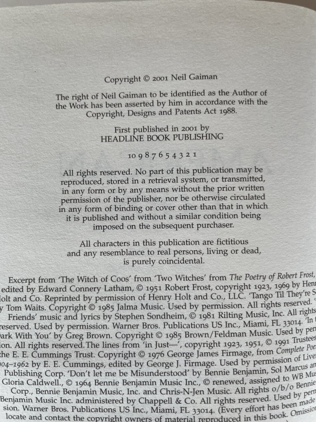 neil gaiman american gods first 2