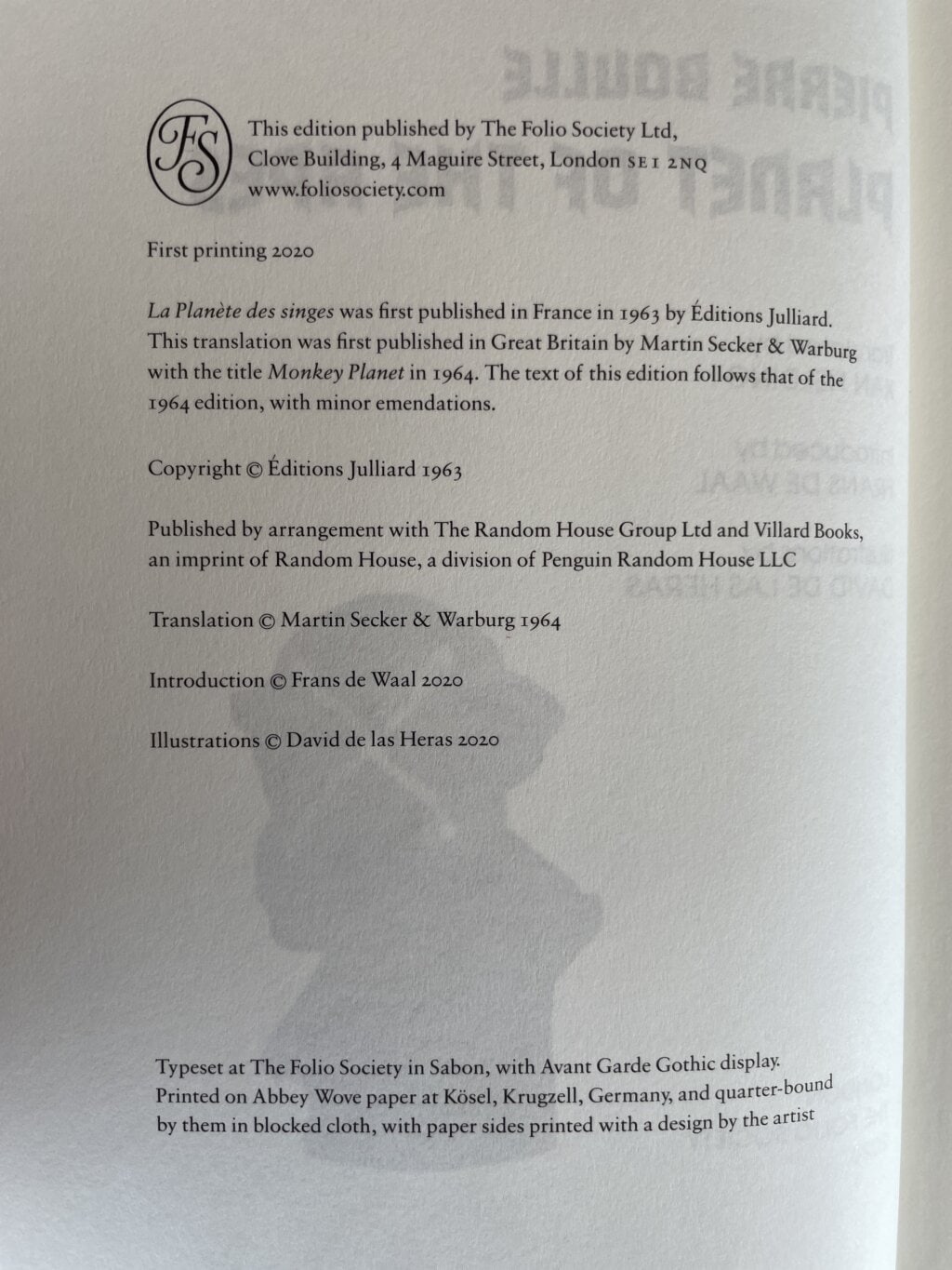 planet of the apes folio2