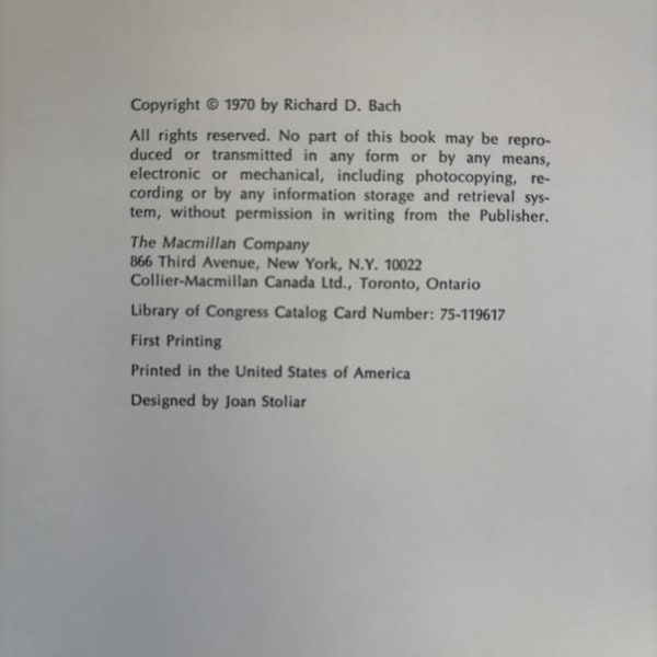 richard bach john linvingston seagull first us ed2