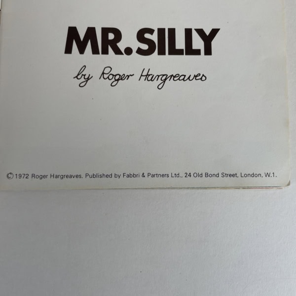roger hargreaves mr silly first 3