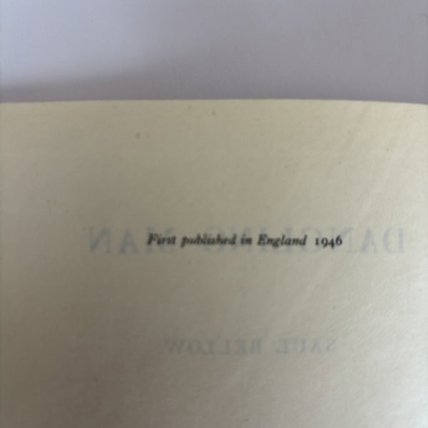 saul bellow dangling man first edition2