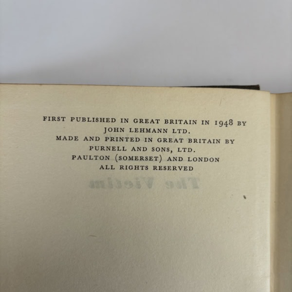 saul bellow victim first edition2