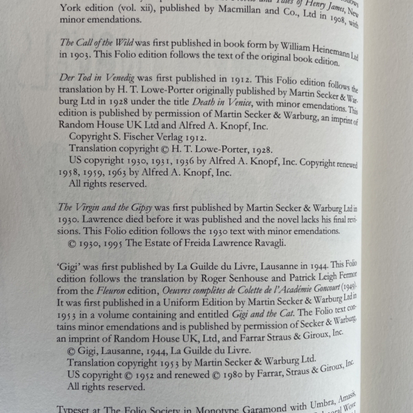 short novels first folio2