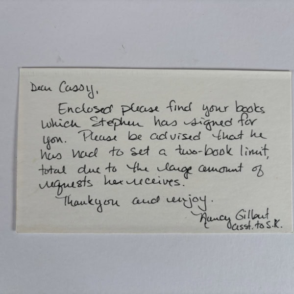 stephen king the drawing of three signed first edition6