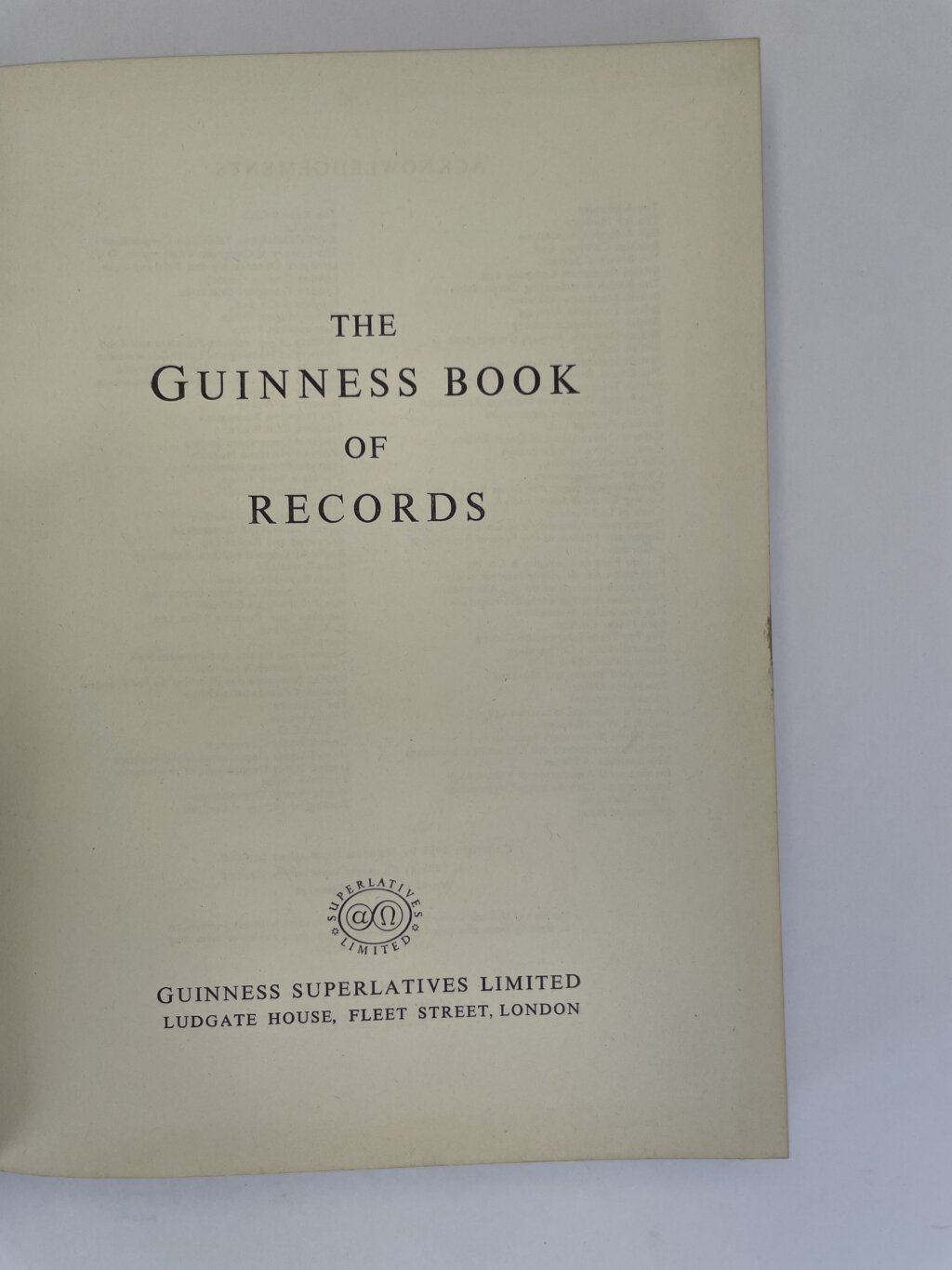 the guinness book of records first2