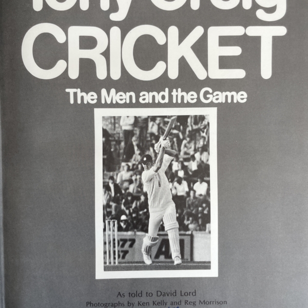 tony greig cricket signed first edition2