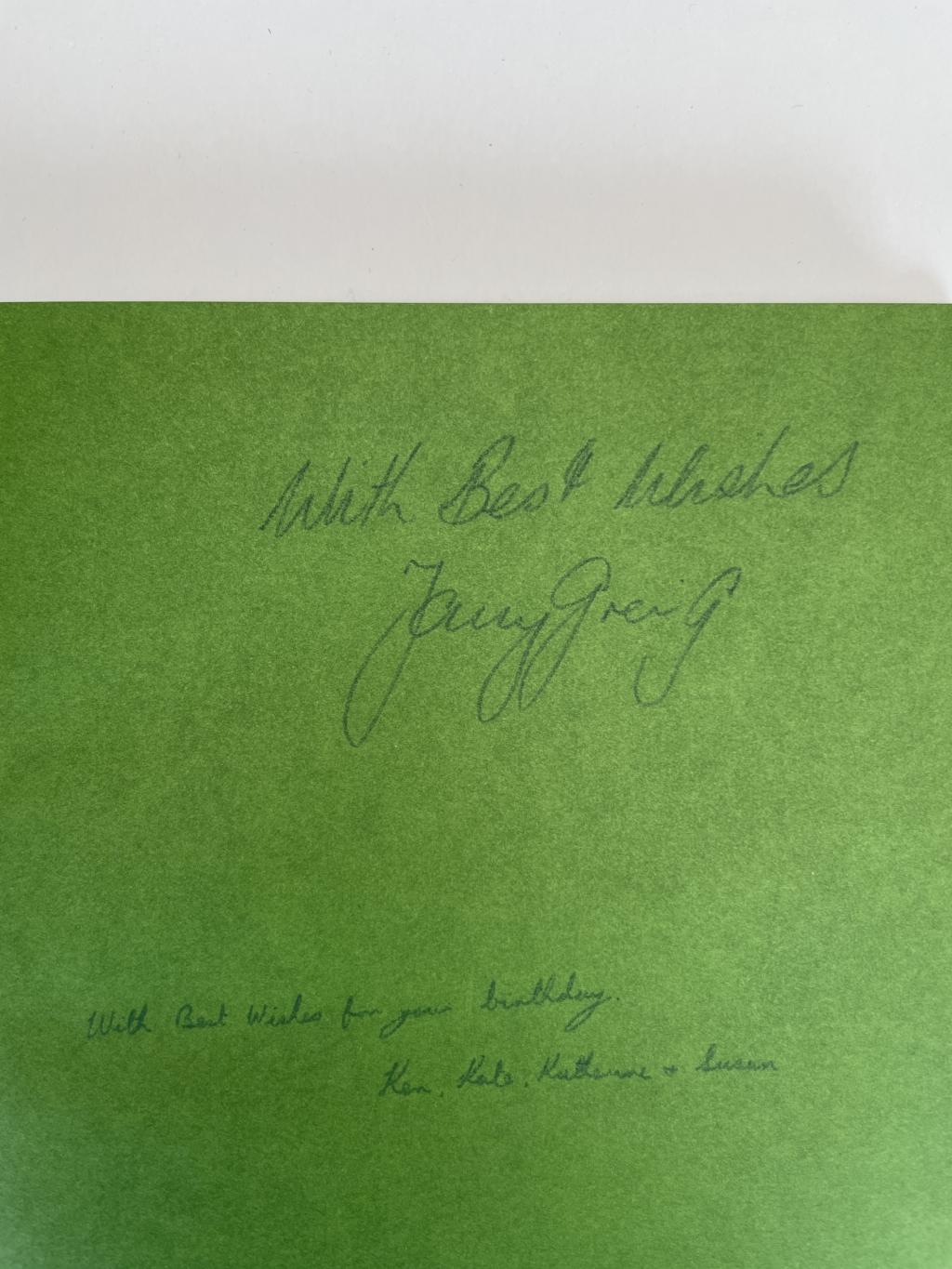 tony greig cricket signed first edition3