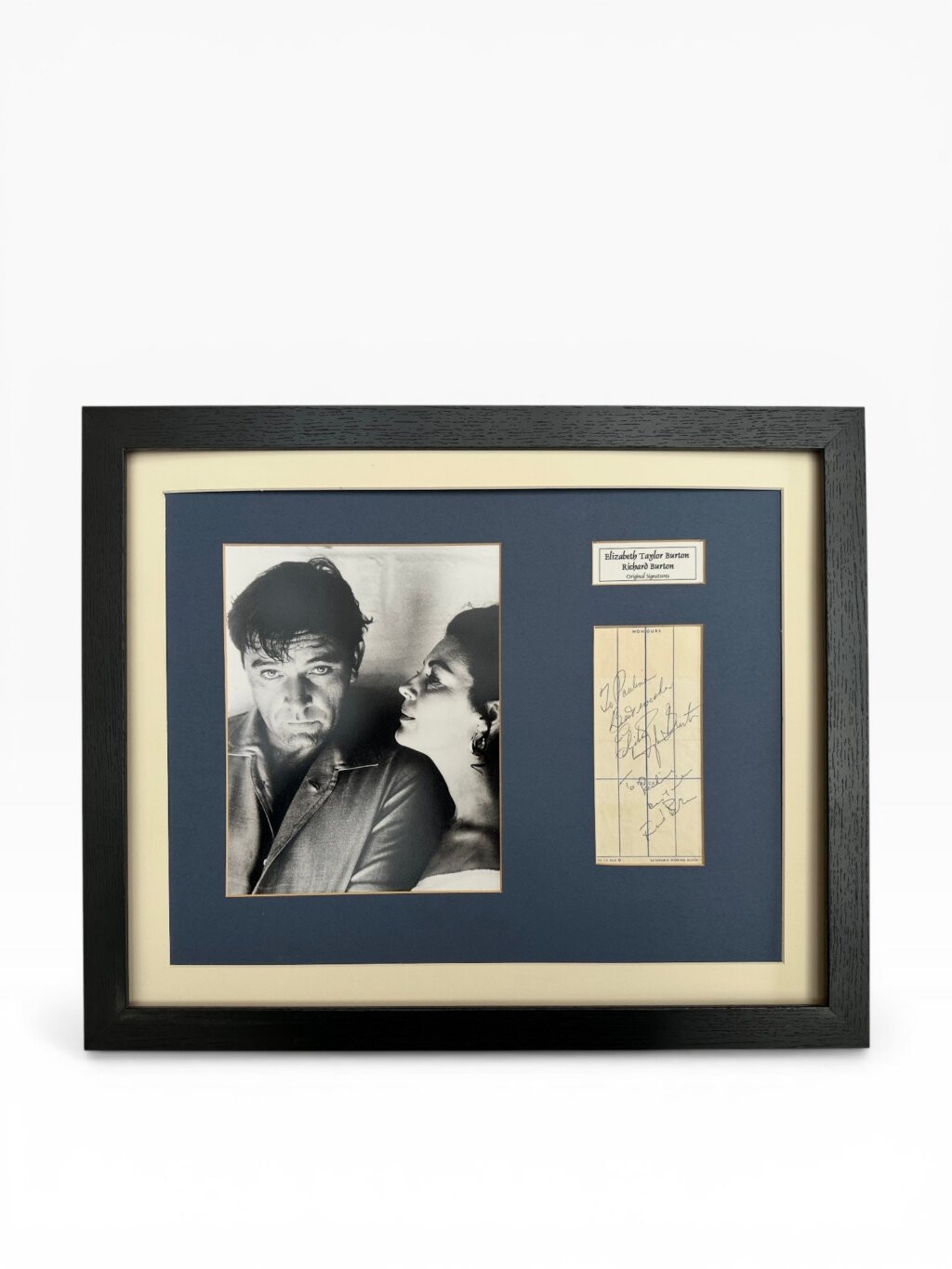 Burtons - Signed - Elizabeth Taylor and Richard Burton