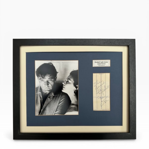 Burtons - Signed - Elizabeth Taylor and Richard Burton