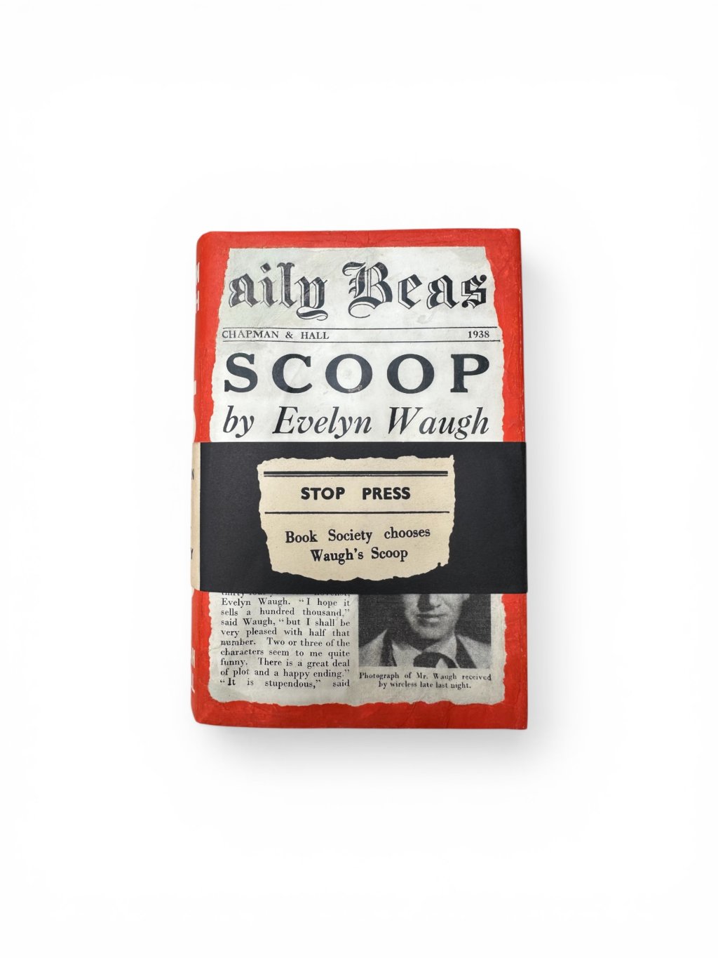 Evelyn Waugh - Scoop - First Edition - Signed with band