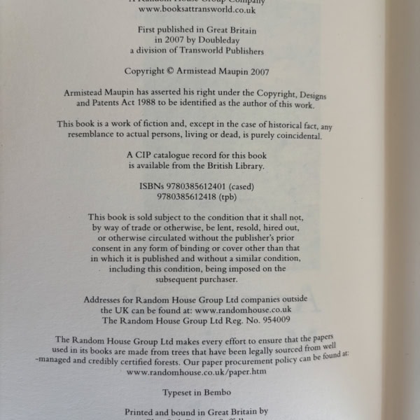 armistead maupin michael tolliver lives first 2