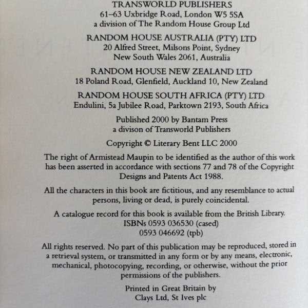 armistead maupin the night listener first 2