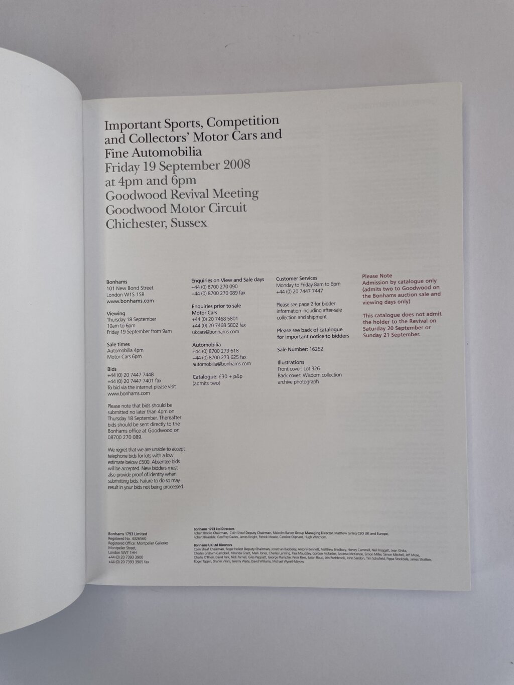 bonhams car collection 2008 2