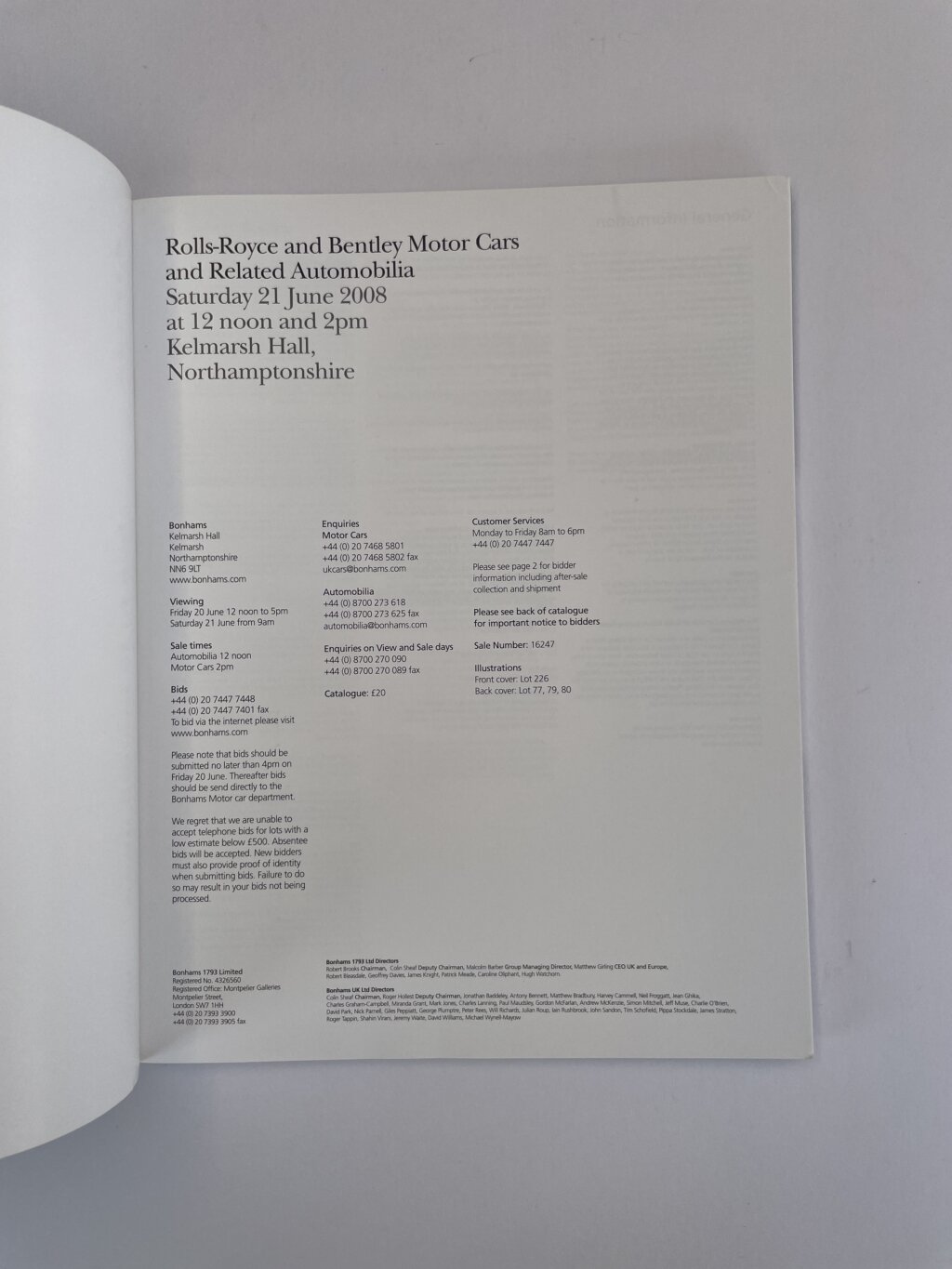 bonhams rolls and bentley 2