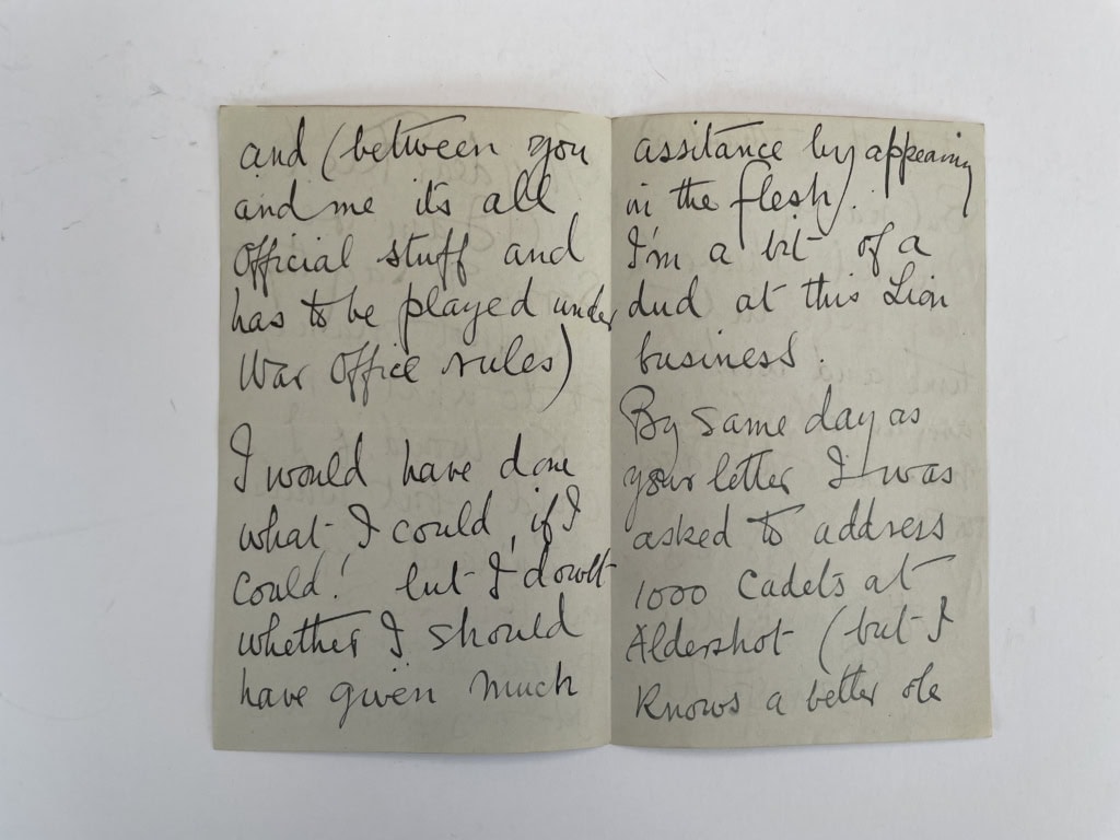 bruce bairnsfather signed letter2