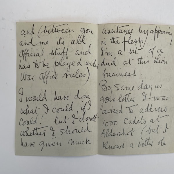 bruce bairnsfather signed letter2