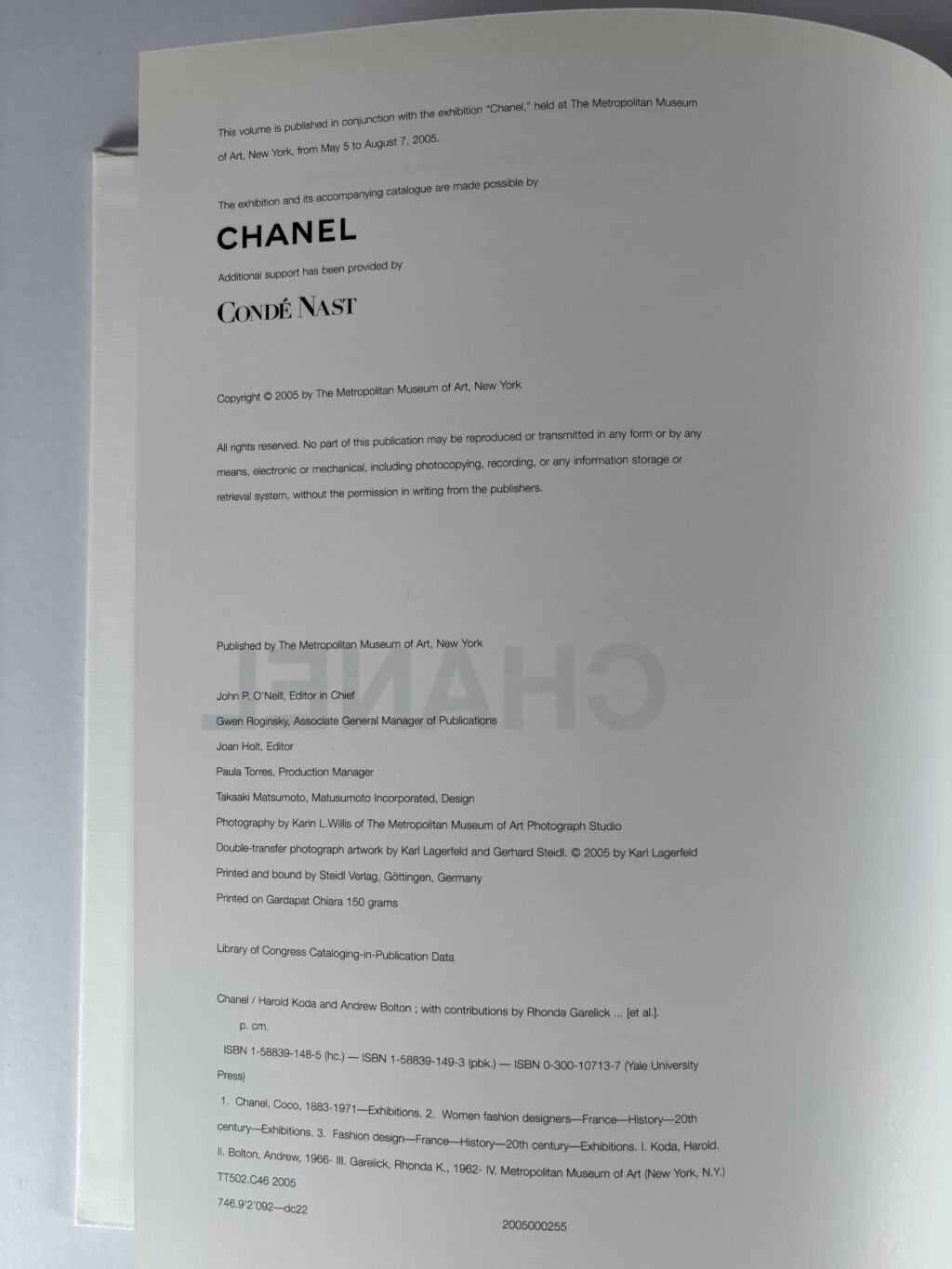 chanel first2
