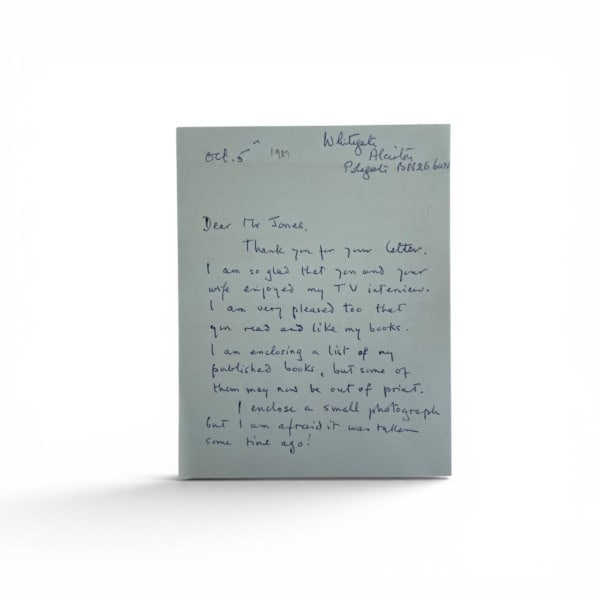 cicely veronica wedgwood signed letter1