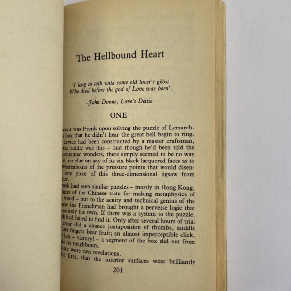 clice barker night visions first ed4