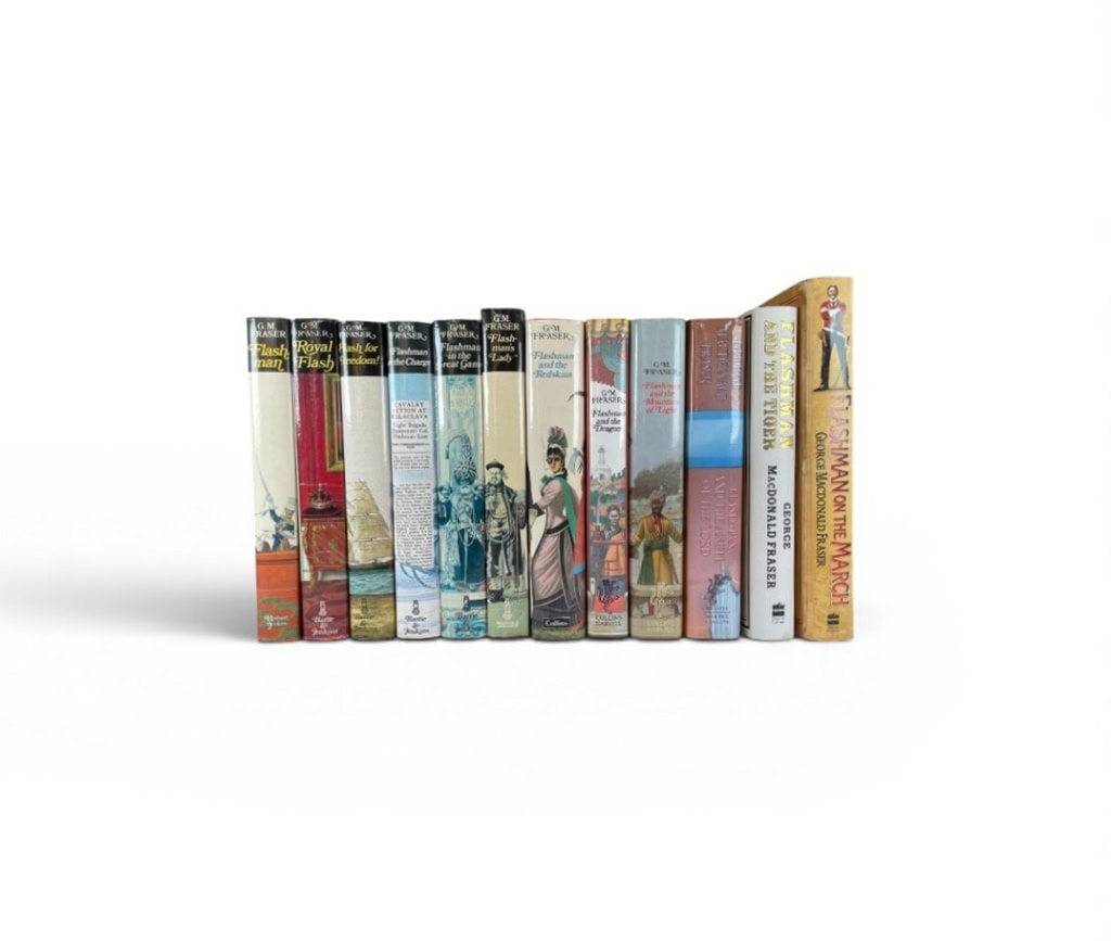 george macdonald fraser flashman signed set first editions1 george macdonald fraser flashman signed set first editions1