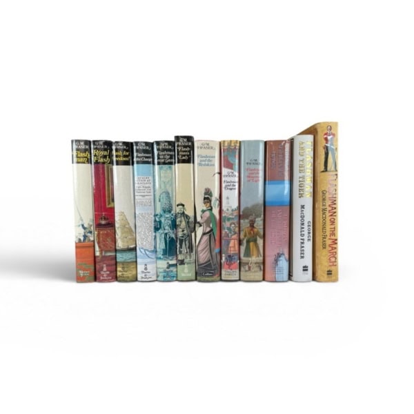 george macdonald fraser flashman signed set first editions1