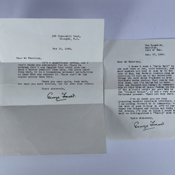 george macdonald fraser flashman signed set first editions4