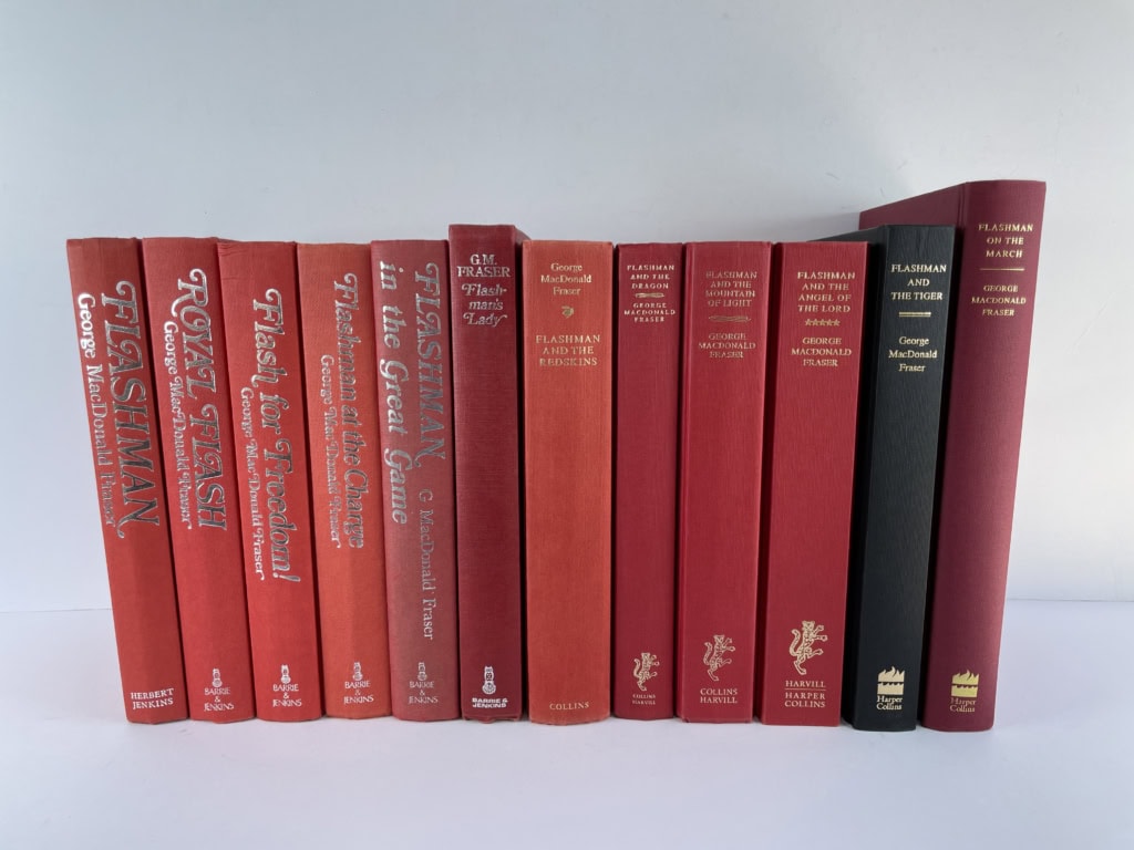 george macdonald fraser flashman signed set first editions5