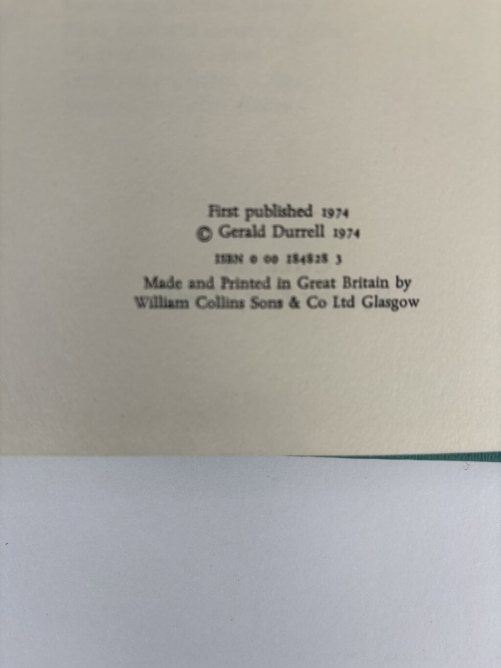 gerald durrell the talking parcel first edition2