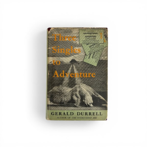 gerald durrell three singles to advengture first edition1