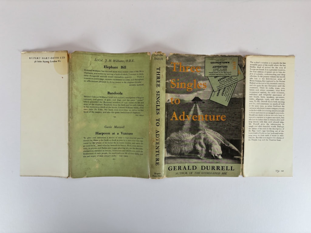 gerald durrell three singles to advengture first edition4