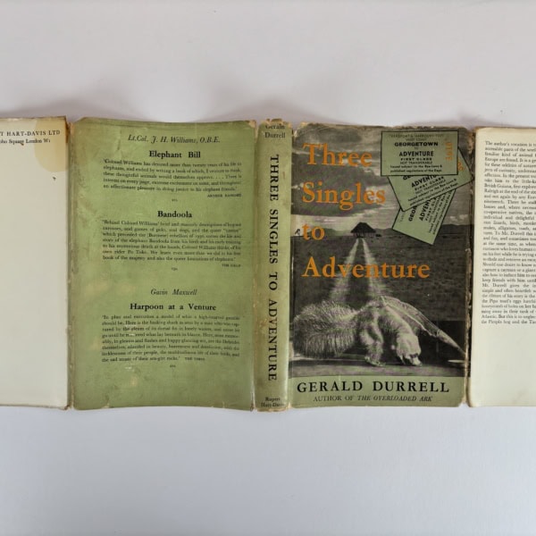 gerald durrell three singles to advengture first edition4