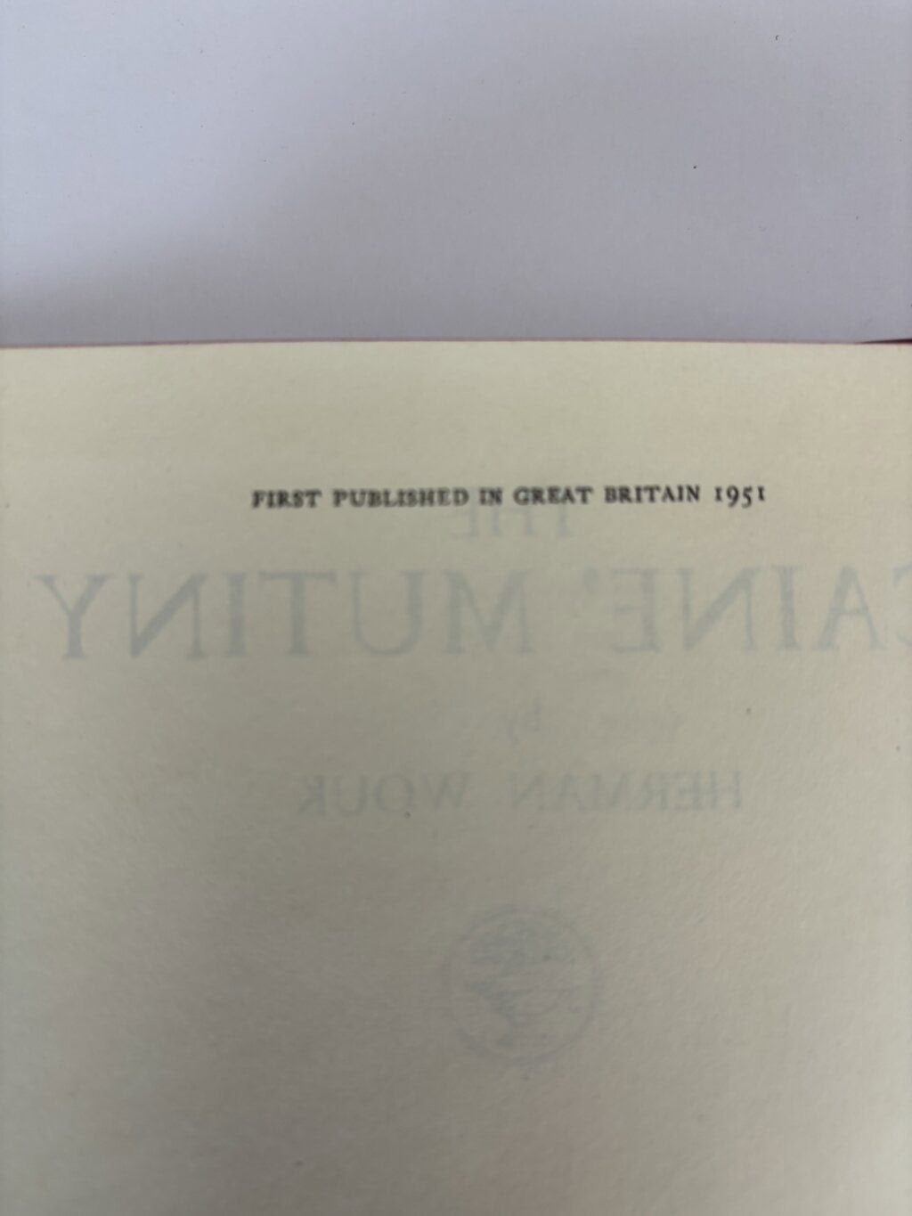 herman wouk the caine mutiny first edition2