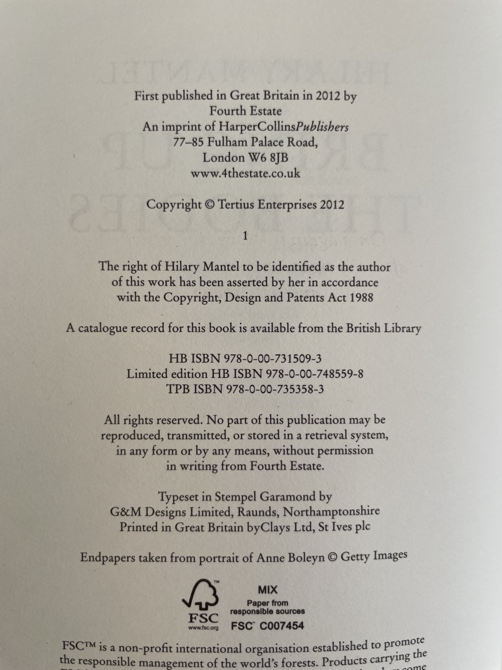 hilary mantel bring up the bodies first edition2