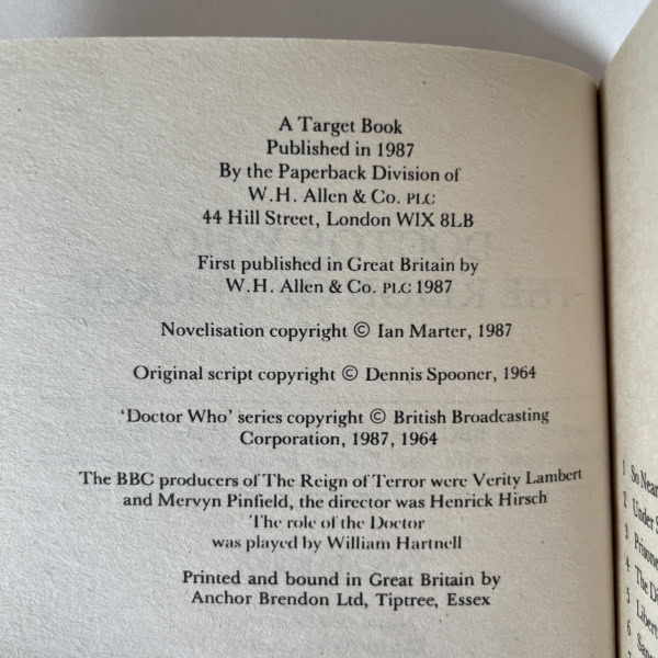 ian marter doctor the reign of terror first2