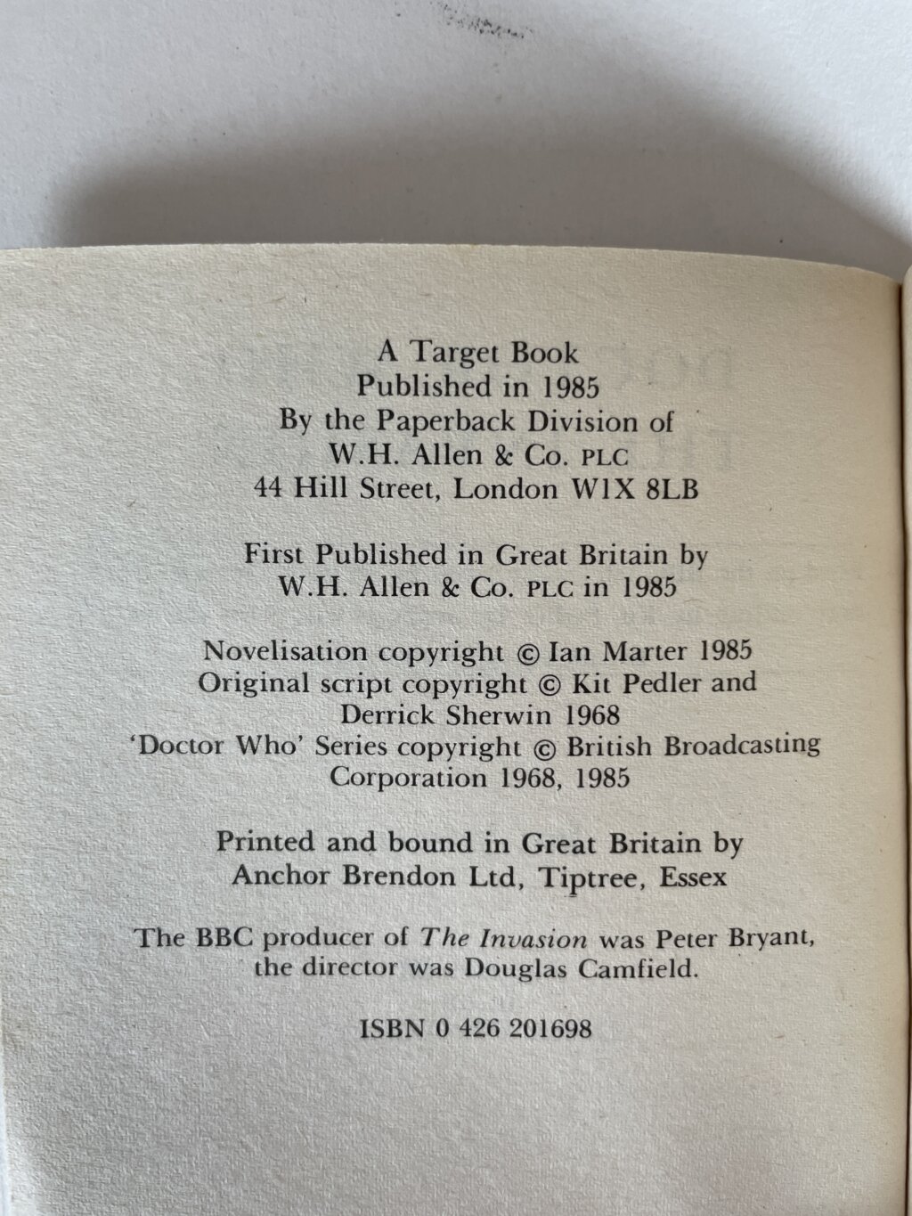 ian marter doctor who the invasion first2