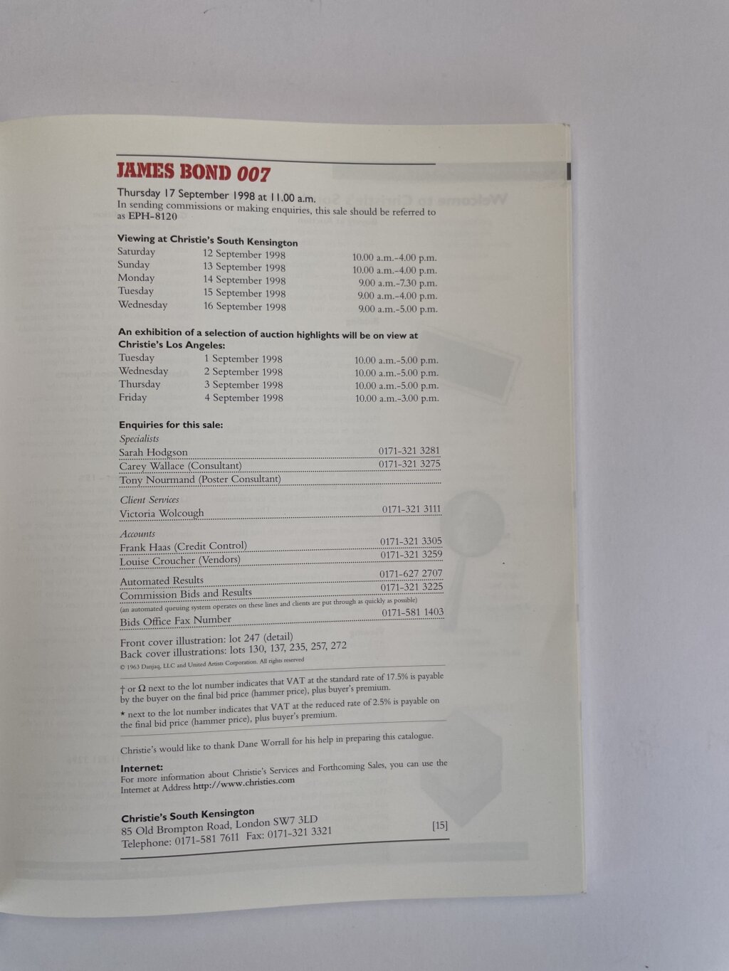 james bond 007 catalogue2