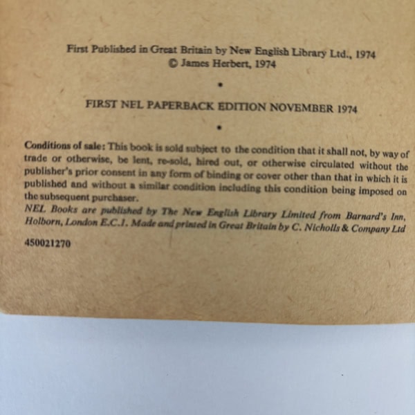 james herbert the rats 1st pback 2