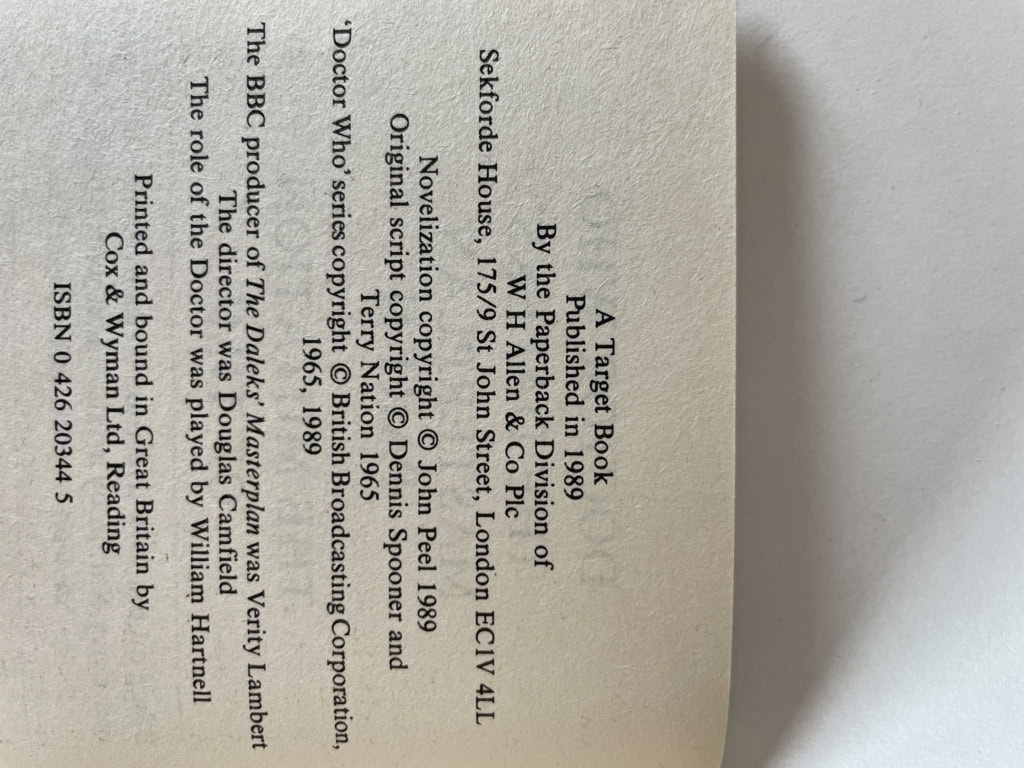 john peel doctor who the mutation of time first2