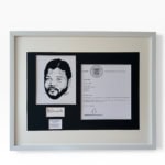 nelson mandela - signed - portrait