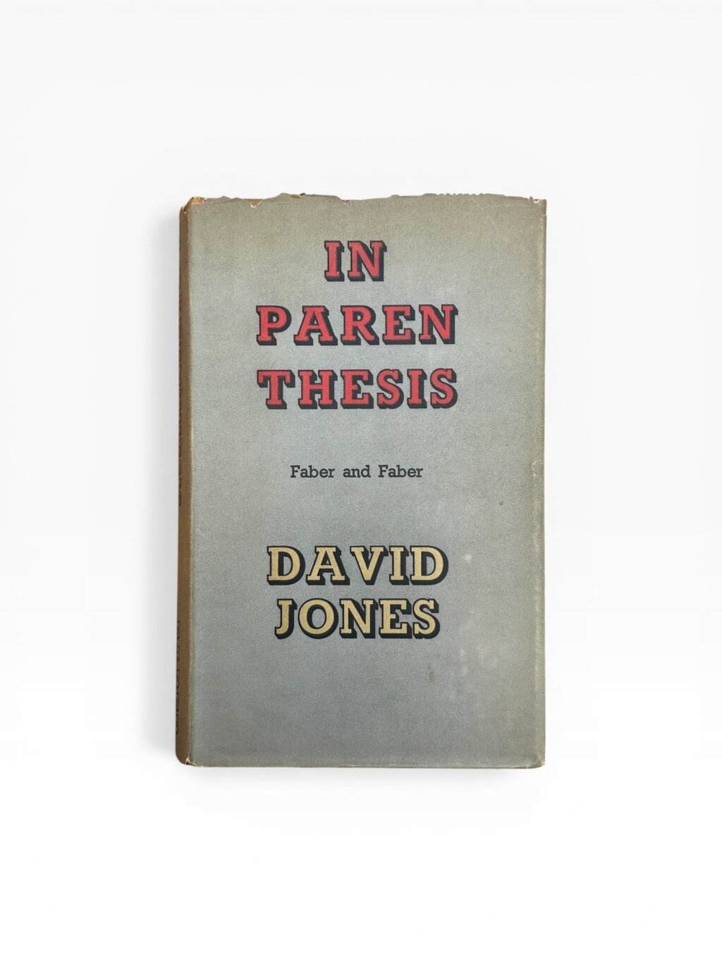 in parenthesis - David Jones - First Edition in parenthesis - David Jones - First Edition