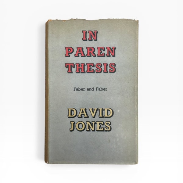 in parenthesis - David Jones - First Edition