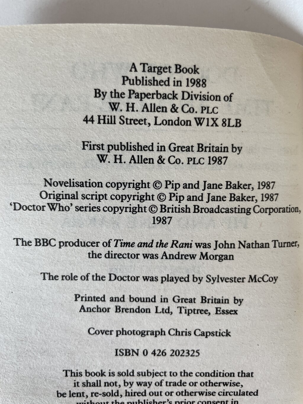 pip jane baker doctor who time and the rani 2