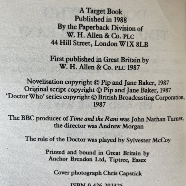 pip jane baker doctor who time and the rani 2