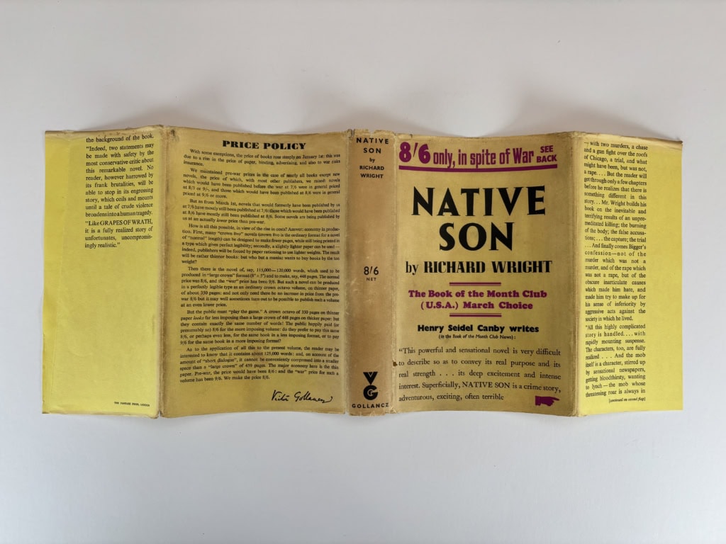 richard wright native son first edition4